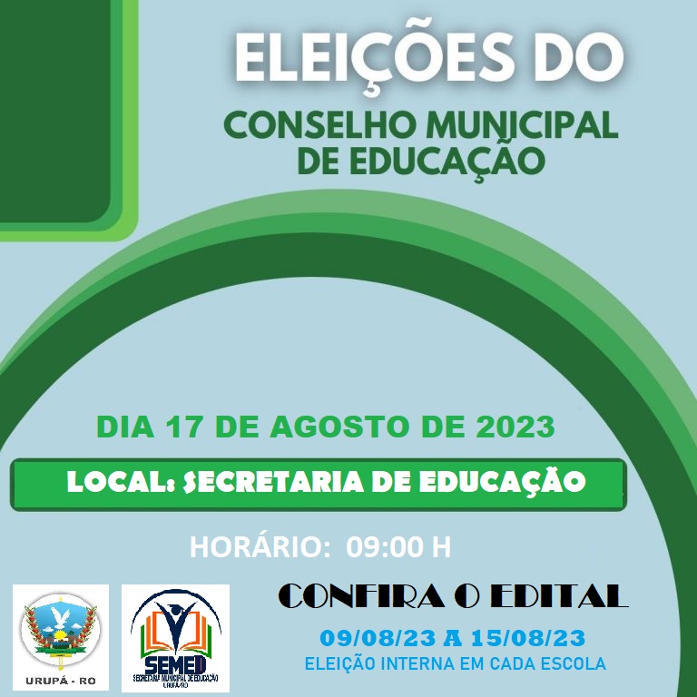 Eleições do Conselho Municipal de Educação
